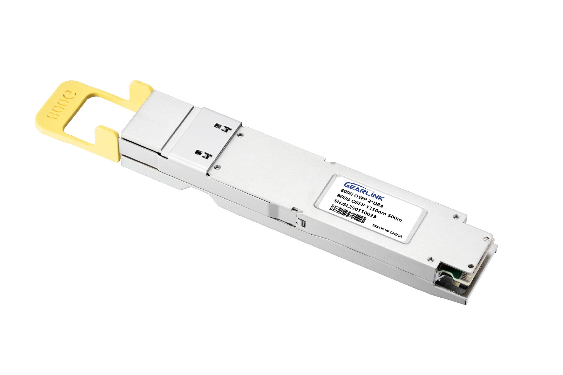800G 2xDR4/DR8 OSFP PAM4 1310nm 500m DOM MPO-12/APC 双端口InfiniBand /Ethernet NDR光模块
